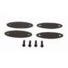 Side Mirror Plugs, Black