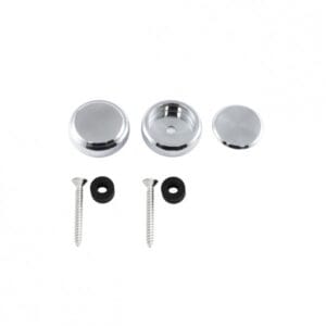 Jass Performance Vintage Style Door Pull Caps Silver/Black for NA