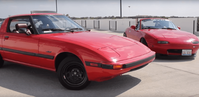 FB Mazda RX-7 vs. NA Mazda Miata