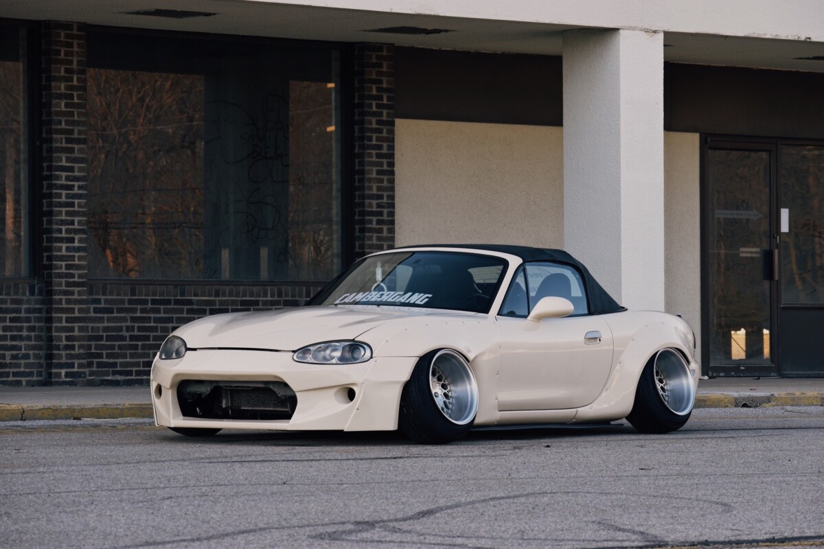 Widebody Kit (Overfenders + Bumper) For Miata NB