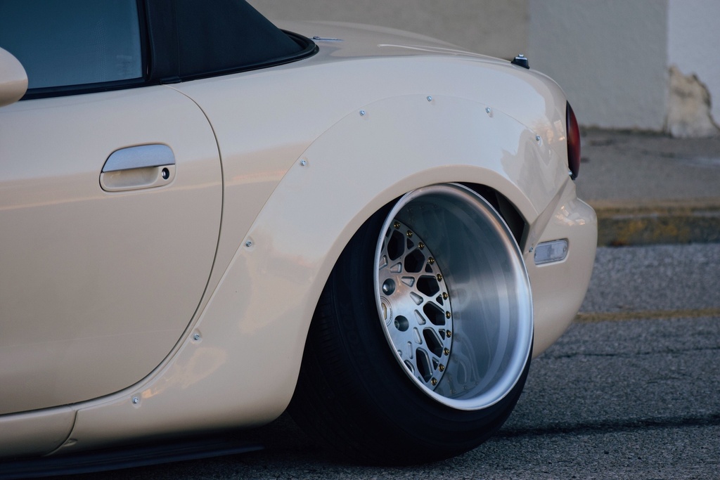 Widebody Kit (Overfenders + Bumper) For Miata NB