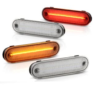 CarbonMiata LED 4-Pieces Set Side Marker Lights (Clear design) For NA & NB