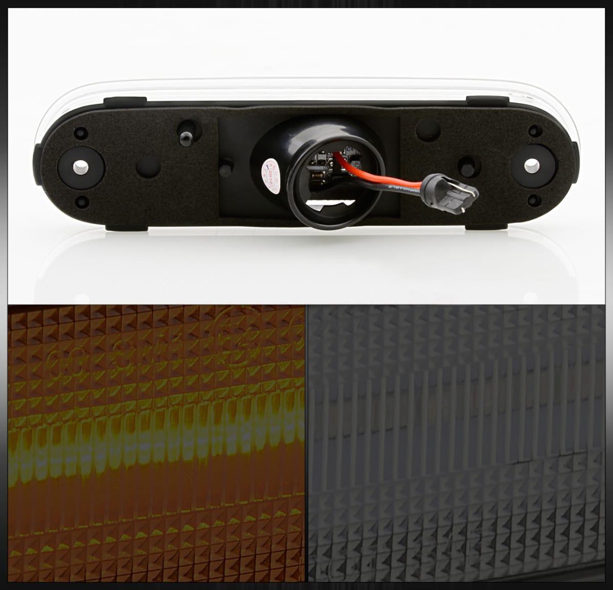 CrabonMiata LED 4-Pieces Set Side Marker Lights (Smoked design) For NA & NB