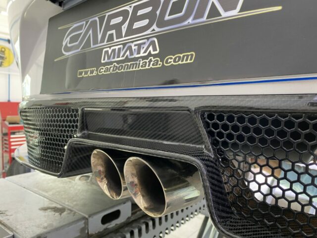 CarbonMiata Center Exhaust Rear Diffuser (RS Type) For Miata MX-5 ND/Mk4