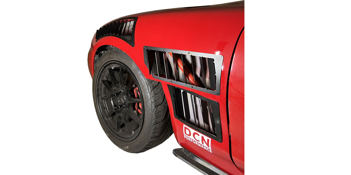 DCN Performance Fender Louvers (vents) for NB / NBFL (Set of 2) DCN Performance Fender Louvers (vents) for NB / NBFL (Set of 2)