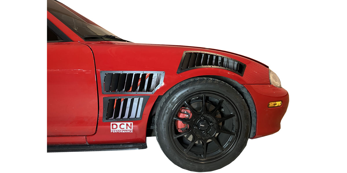 DCN Performance Fender Louvers (vents) for NB / NBFL (Set of 2) DCN Performance Fender Louvers (vents) for NB / NBFL (Set of 2)