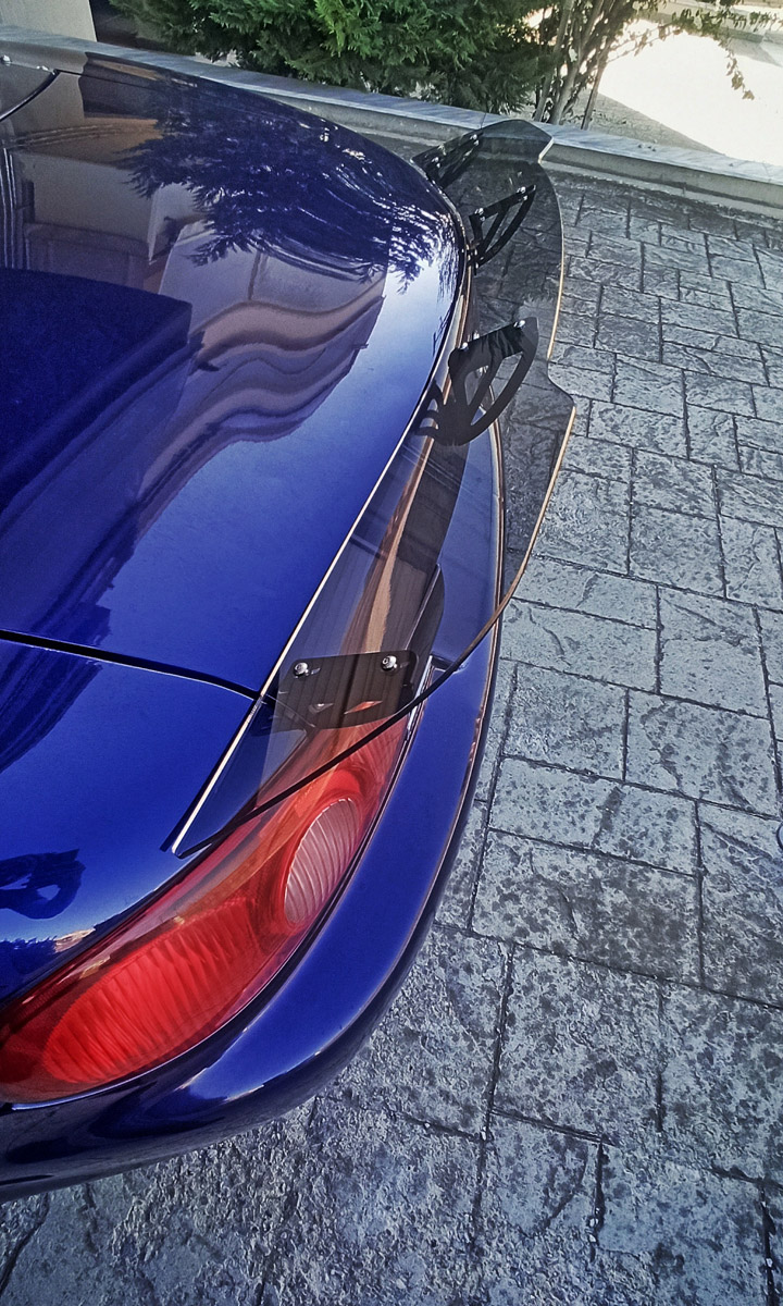 DCN Performance Tinted Acrylic Ducktail Spoiler for NB & NBFL