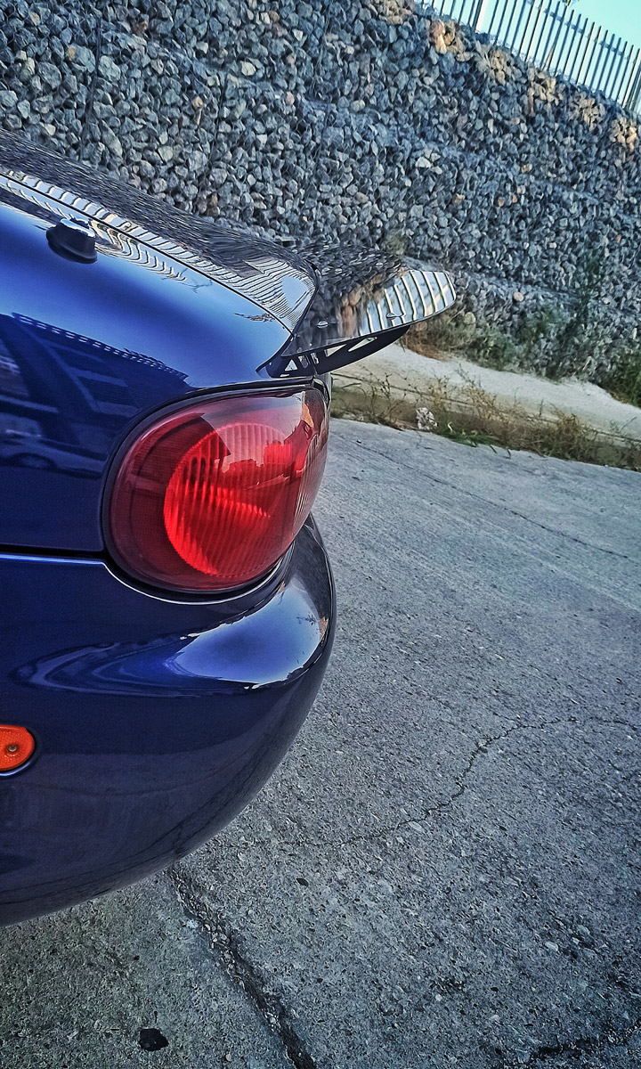 DCN Performance Tinted Acrylic Ducktail Spoiler for NB & NBFL