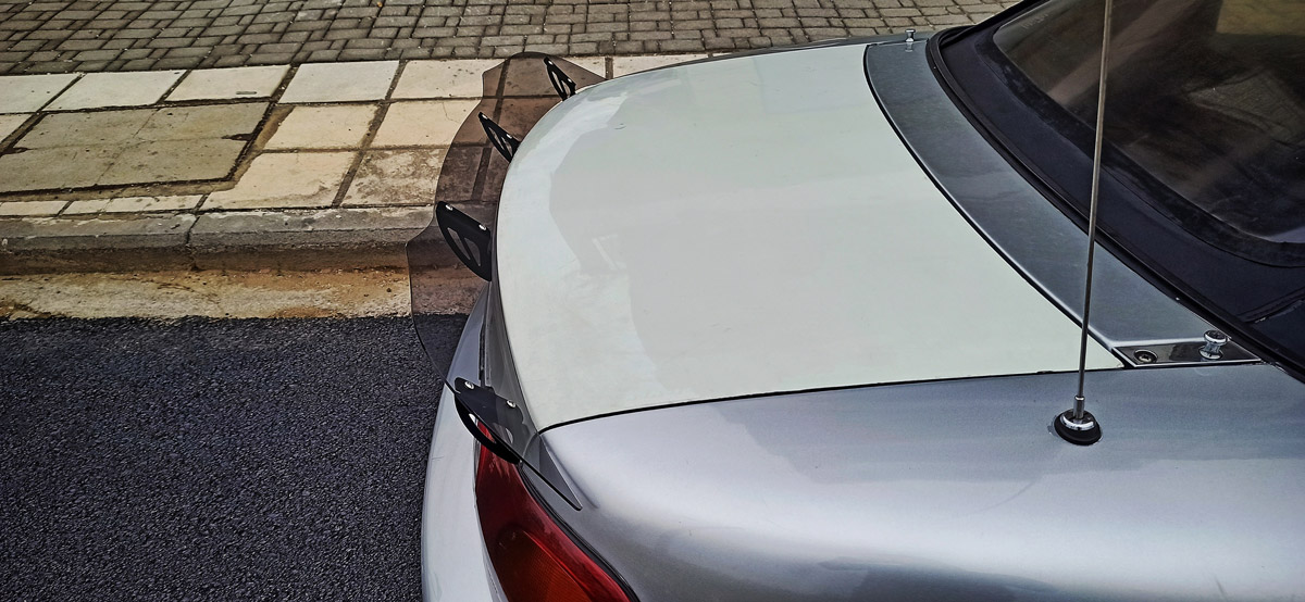DCN Performance Tinted Acrylic Ducktail Spoiler – Street for NA DCN Performance Tinted Acrylic Ducktail Spoiler – Street for NA