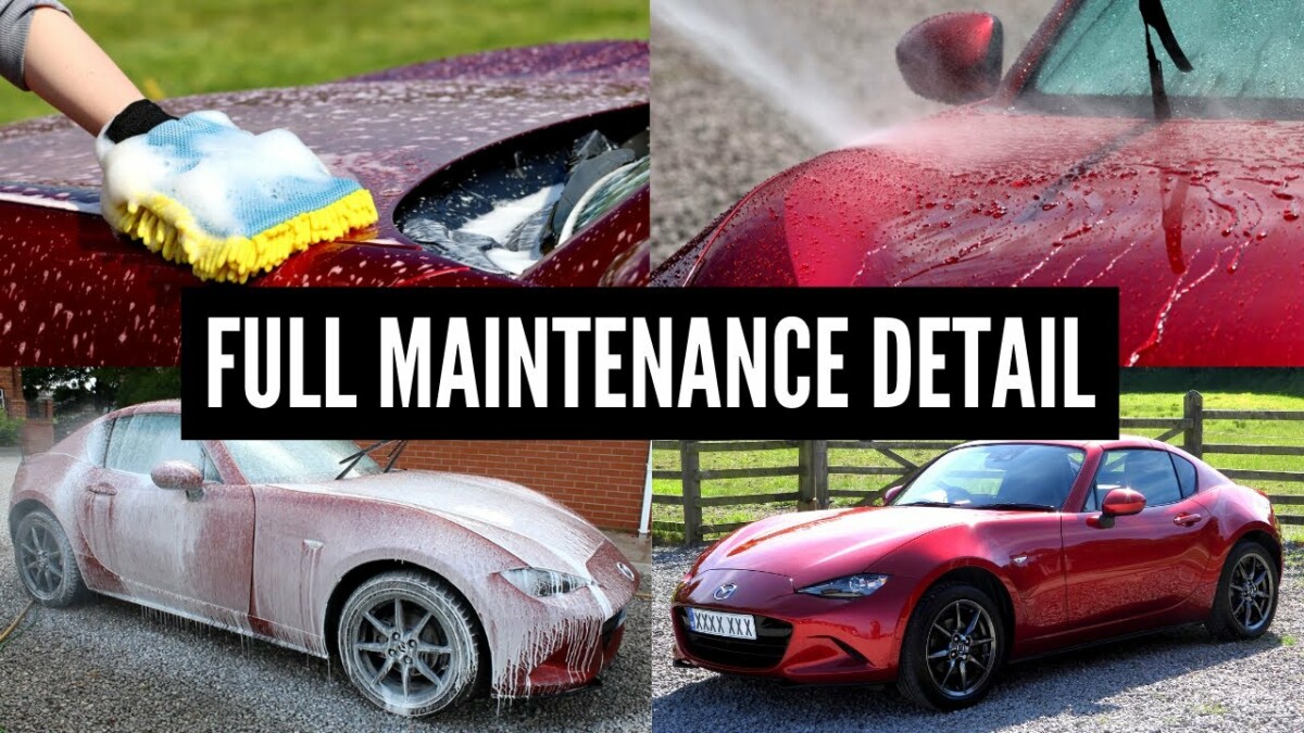 Miata Washing Techniques