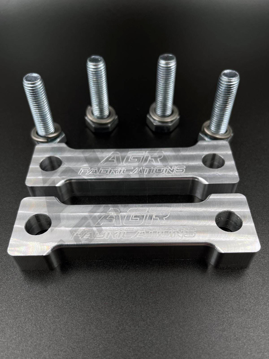 AGR Fabrications steering rack spacers for NA