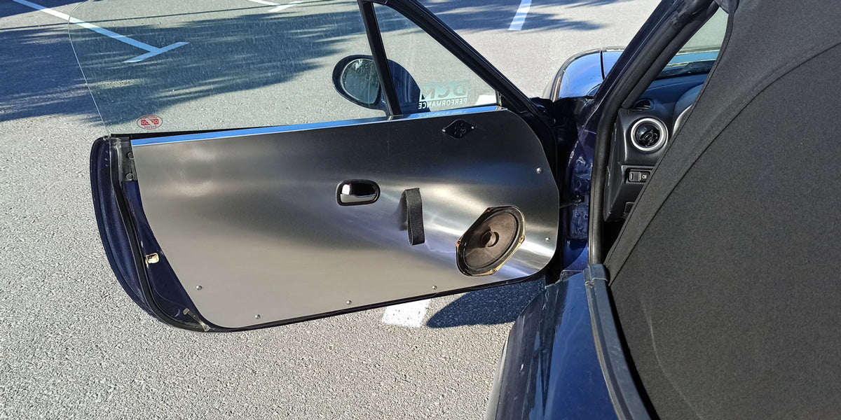 DCN Performance Full Aluminium Door Cards for NB/NBFL Mazda Miata MX-5 DCN Performance Full Aluminium Door Cards for NB/NBFL Mazda Miata MX-5