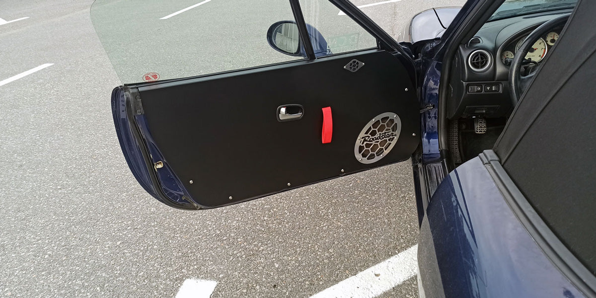 DCN Performance Full Aluminium Door Cards for NB/NBFL Mazda Miata MX-5 DCN Performance Full Aluminium Door Cards for NB/NBFL Mazda Miata MX-5