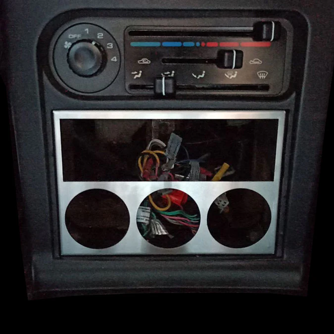DCN Performance Instrument Gauge Panel / Radio Cage 2.5 DIN for NA