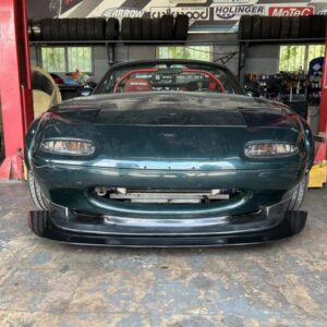 Miata NA Front Splitter for GV Lip - Durable Fiberglass & Carbon Fiber