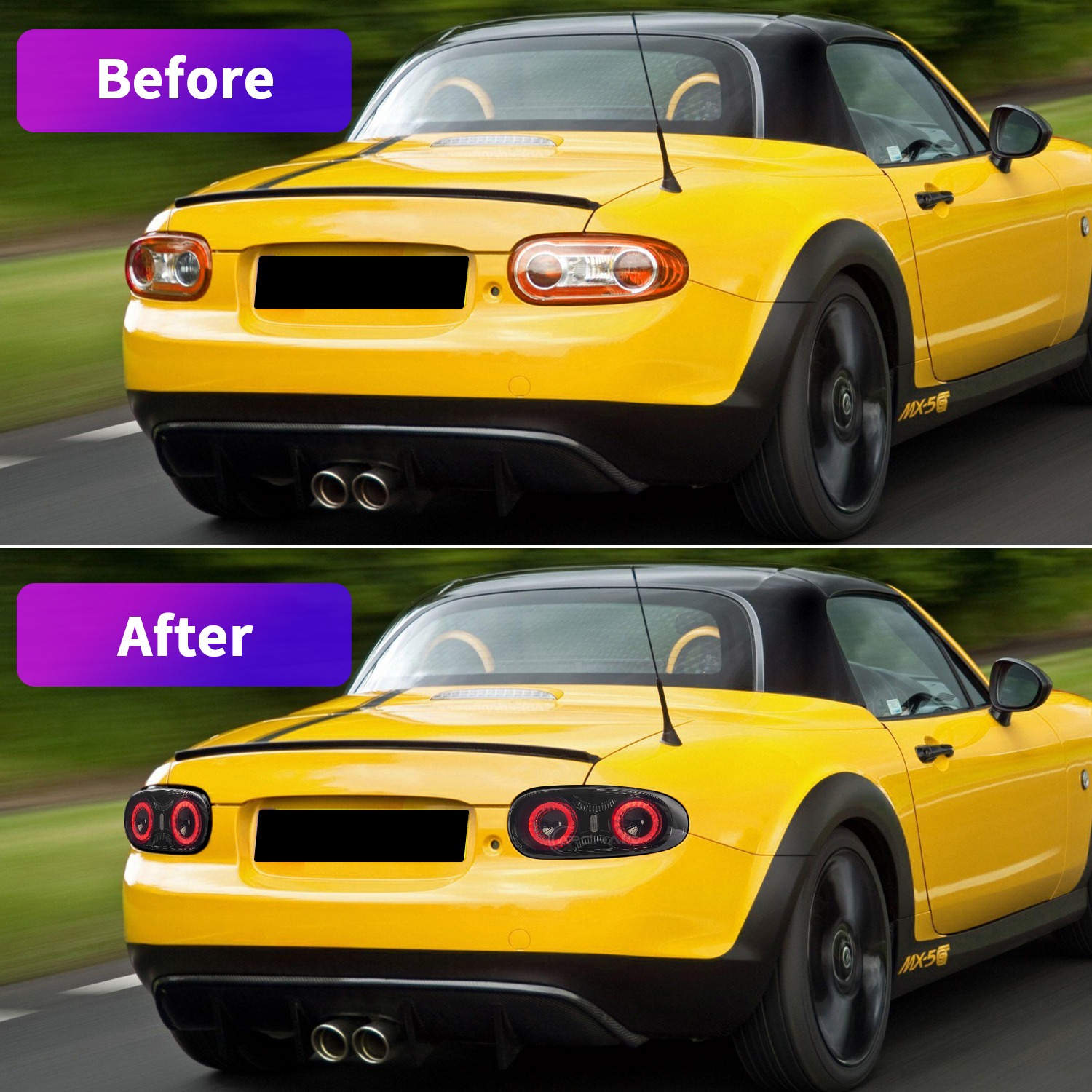 Full LED Tail Lights for Mazda Miata NC2 & NC3