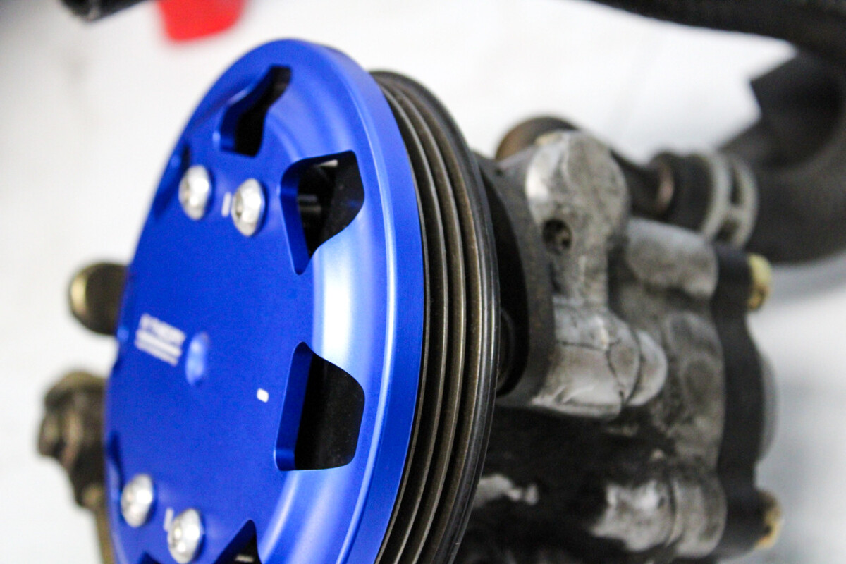 Billet Power Steering Pulley Bezel for Miata Billet Power Steering Pulley Bezel for Miata