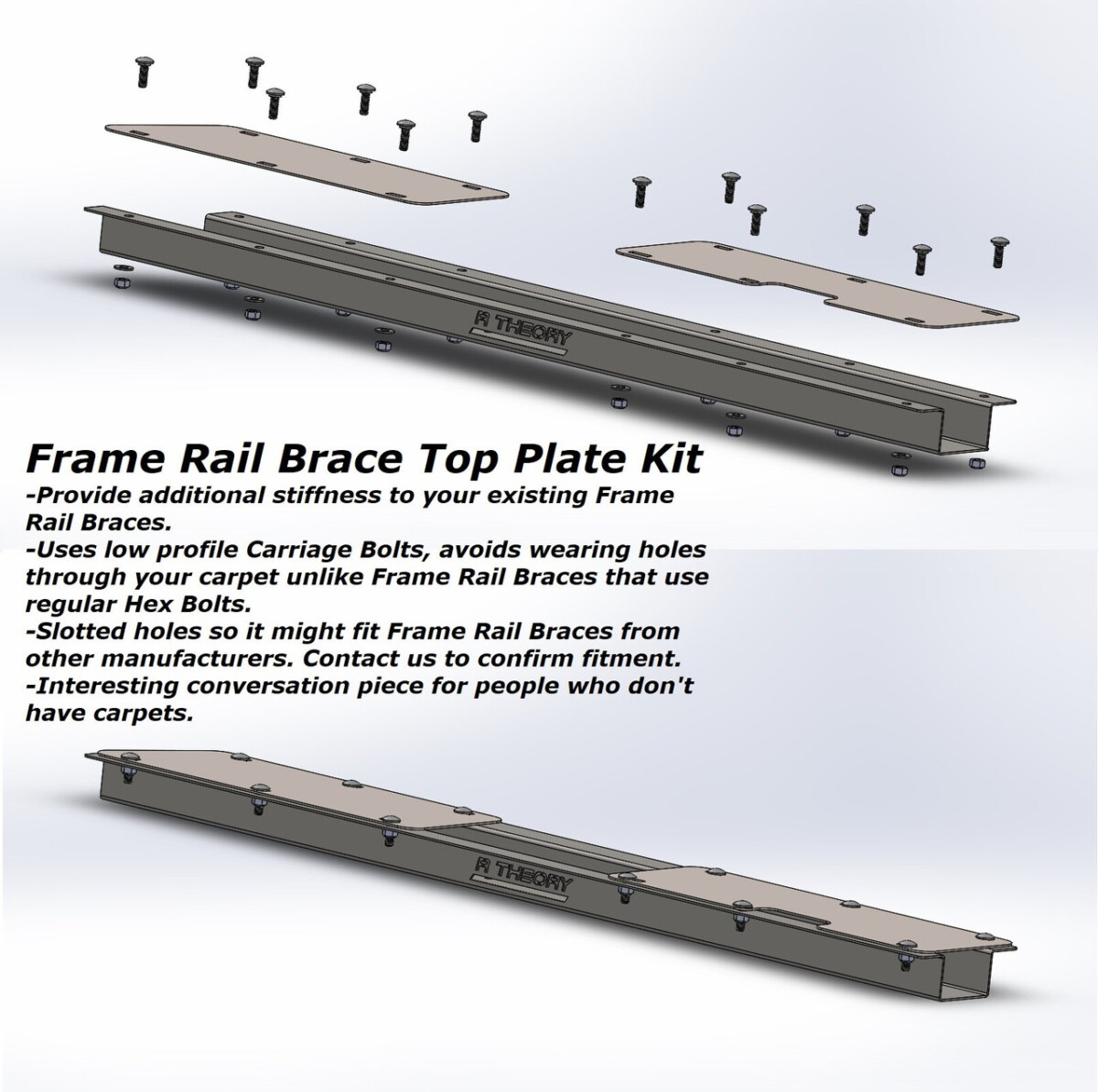 Frame Rail Brace Backing Plate Kit
