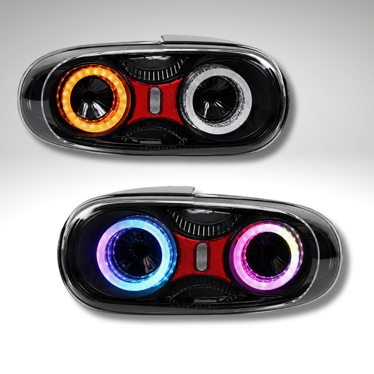 Mazda Miata NC RGB LED Tail Lights (2005–2015) – E-Mark Certified, Built-In Reflector Mazda Miata NC RGB LED Tail Lights (2005–2015) – E-Mark Certified, Built-In Reflector