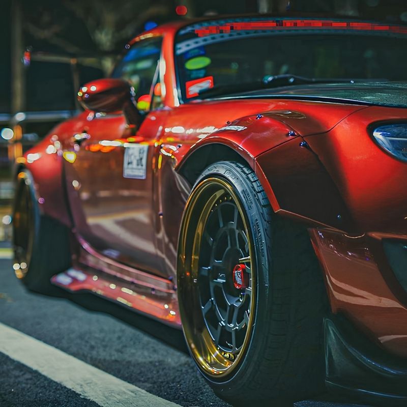 Akari Widebody Front Fender Flares +60mm for Mazda Miata MX-5 NC (4pcs) Akari Widebody Front Fender Flares +60mm for Mazda Miata MX-5 NC (4pcs)