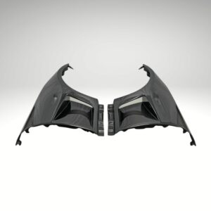 Akari GV Style Front Vented Fenders plus 3mm on a white Mazda MX-5 Miata ND